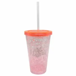 Gobelet et paille réfrigérant