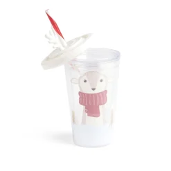 Gobelet paille Noël 470ml - 2 modèles