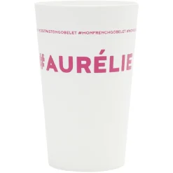 Gobelet plastique prénom #AURÉLIE 33cl