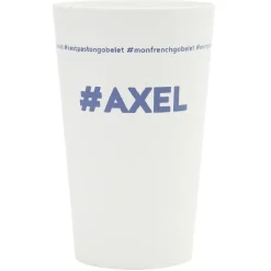 Gobelet plastique prénom #AXEL 33cl