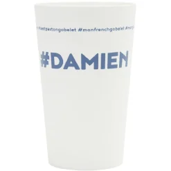 Gobelet plastique prénom #DAMIEN 33cl