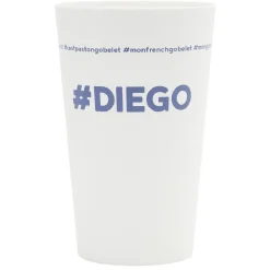Gobelet plastique prénom #DIEGO 33cl