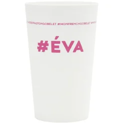 Gobelet plastique prénom #EVA 33cl