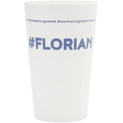 Gobelet plastique prénom #FLORIAN 33cl