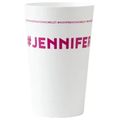 Gobelet plastique prénom #JENNIFER 33cl