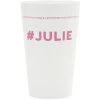 Gobelet plastique prénom #JULIE 33cl