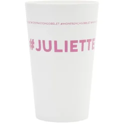 Gobelet plastique prénom #JULIETTE 33cl