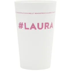Gobelet plastique prénom #LAURA 33cl