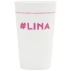 Gobelet plastique prénom #LINA 33cl