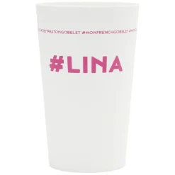 Gobelet plastique prénom #LINA 33cl