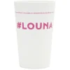 Gobelet plastique prénom #LOUNA 33cl