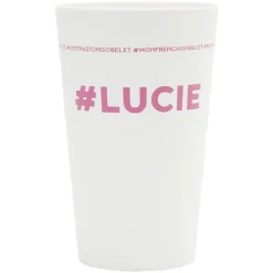 Gobelet plastique prénom #LUCIE 33cl