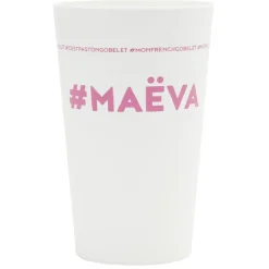 Gobelet plastique prénom #MAËVA 33cl