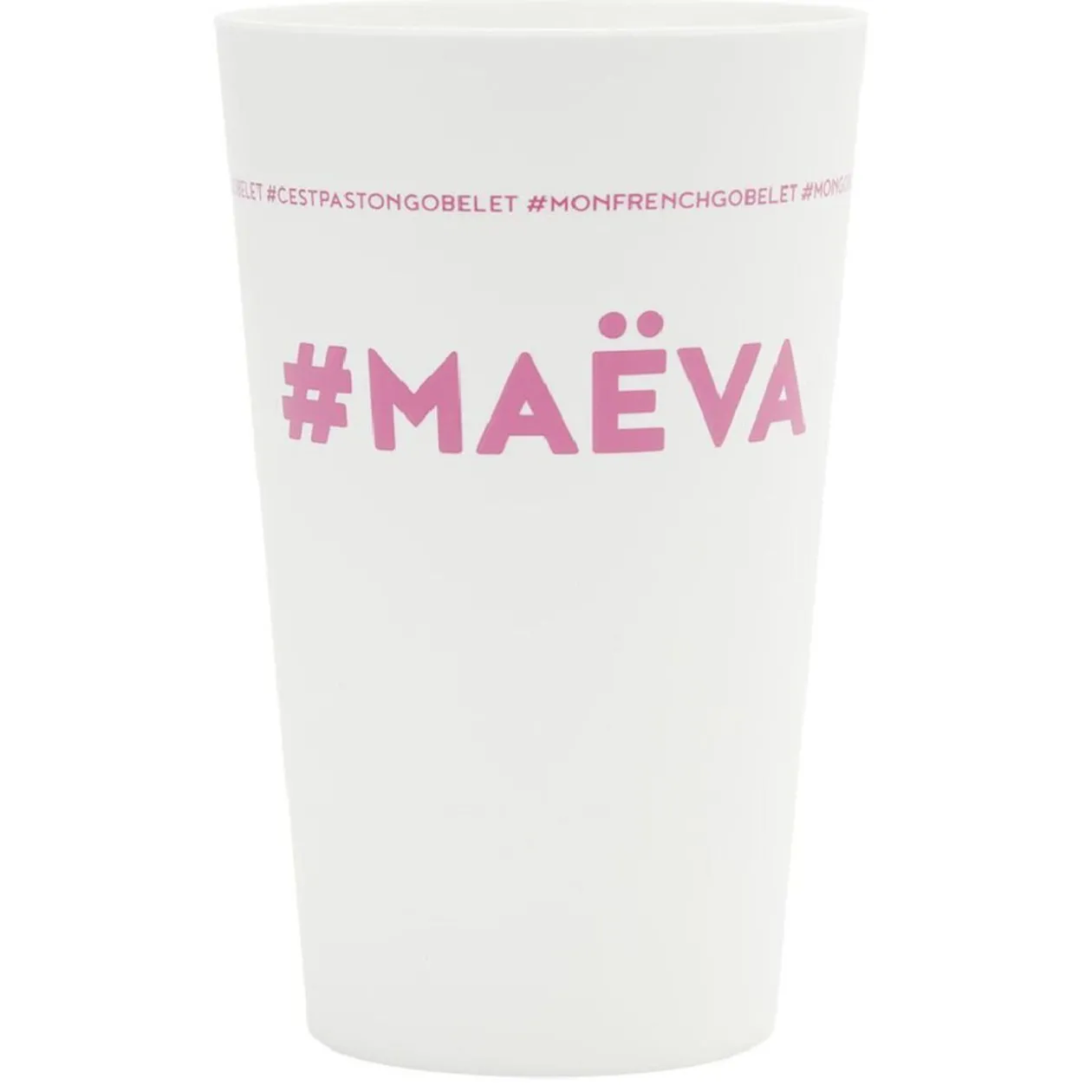Gobelet plastique prénom #MAËVA 33cl