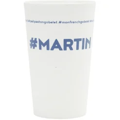 Gobelet plastique prénom #MARTIN 33cl