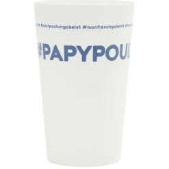 Gobelet plastique prénom #PAPYPOULE 33cl