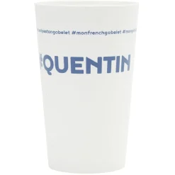 Gobelet plastique prénom #QUENTIN 33cl