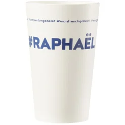 Gobelet plastique prénom #RAPHAEL 33cl