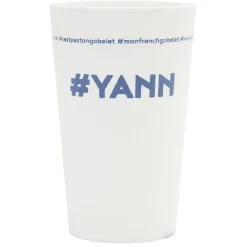 Gobelet plastique prénom #YANN 33cl