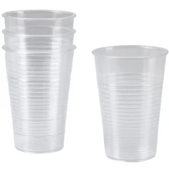 Gobelet plastique transparent x4