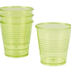 Gobelet plastique vert x4