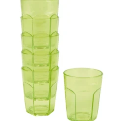 Gobelet plastique vert x6