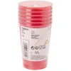 Gobelet réutilisable rouge x6