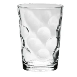 Gobelet verre motif embossé transparent 20 cl x8