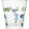 Gobelet verre motif fleurs 25cl - x3