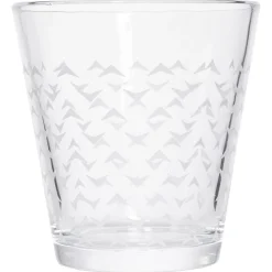 Gobelet verre motif triangulaire 25cl - x3