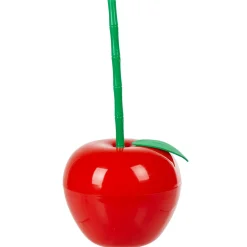 Gourde plastique et paille pomme