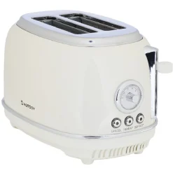 Grille pain Homday retro blanc crème