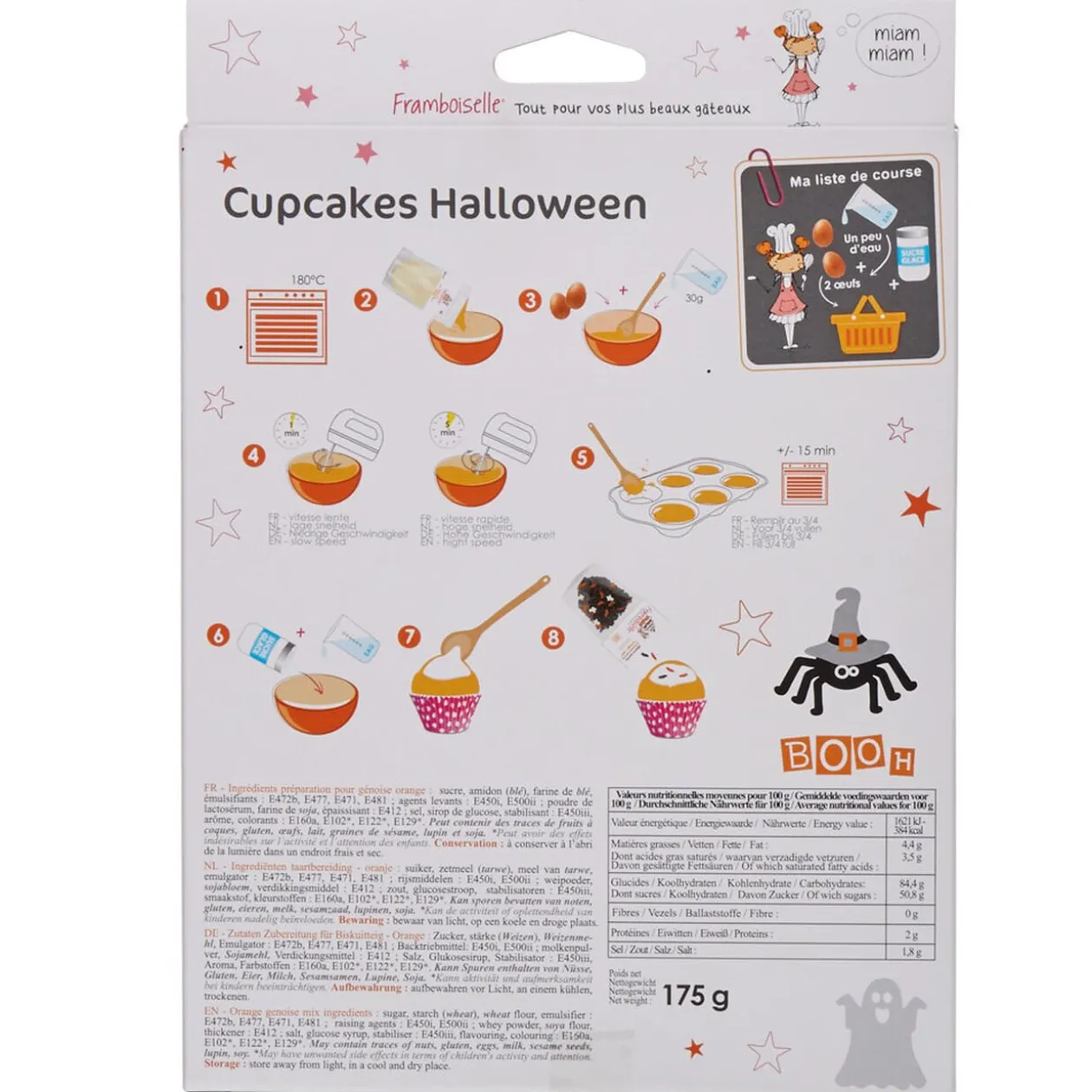 Kit de cupcake halloween