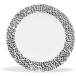 Lot de 4 assiettes à dessert rondes porcelaine Ø19 cm