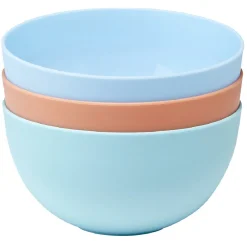 Lot de 3 bols colorés 400 ml