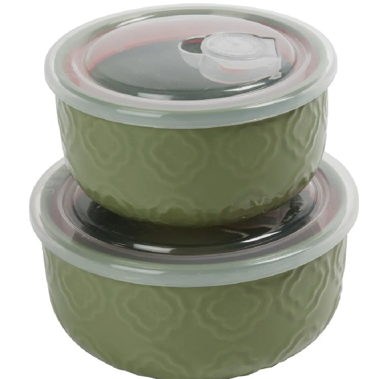 Lot de 2 boîtes alimentaires en céramique