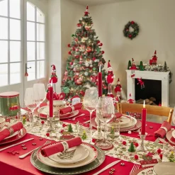 Lot de 3 boîtes alimentaires en métal décor Noël 3 tailles