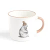 Lot de 4 mugs animaux 33,5cl