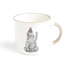 Lot de 4 mugs animaux 33,5cl