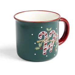 Lot de 4 mugs en céramique décor Noël 365ml