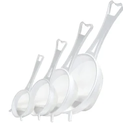 Lot de 4 tamis en plastique Ø6,4/8/10,8/14cm