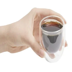 Lot de 2 verres double paroi 80ml