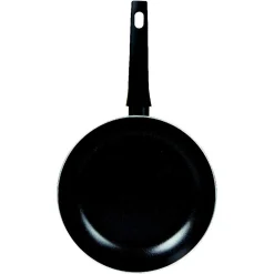 Lot poêle et wok anti-adhésif argenté