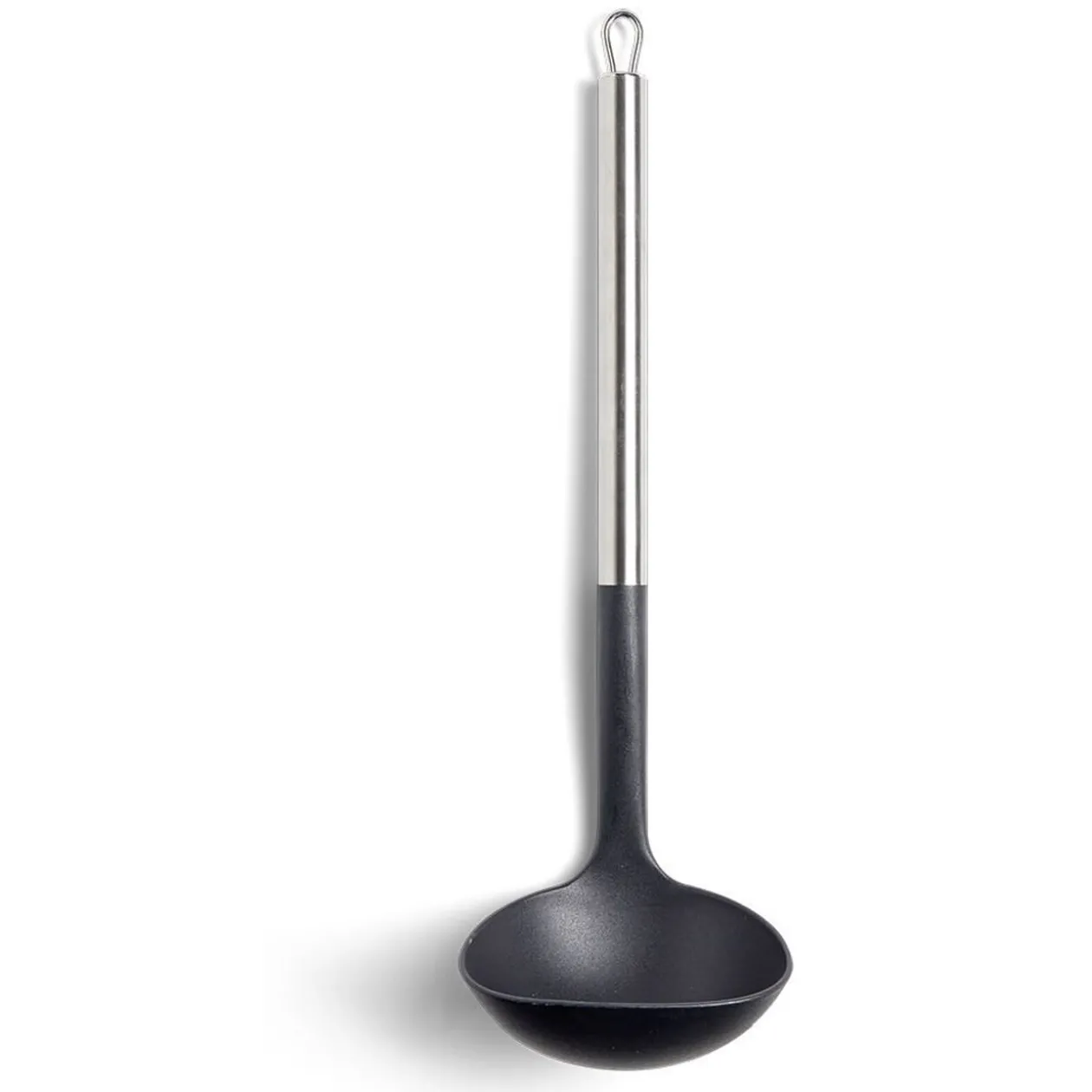 Louche en plastique avec manche en inox L.32,5cm