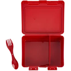 Lunch box à 2 compartiments - Boîte alimentaire en plastique rose 1L