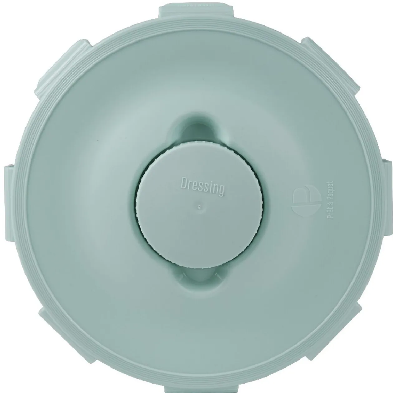 Lunch box ronde "My perfect lunch" bleu