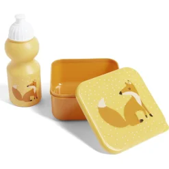 Lunchbox enfant 720ml avec gourde 350ml et sac de transport renard orange