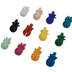 Marqueur pour verre en silicone ananas X 12