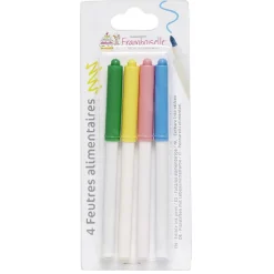 Mini feutre alimentaire x4