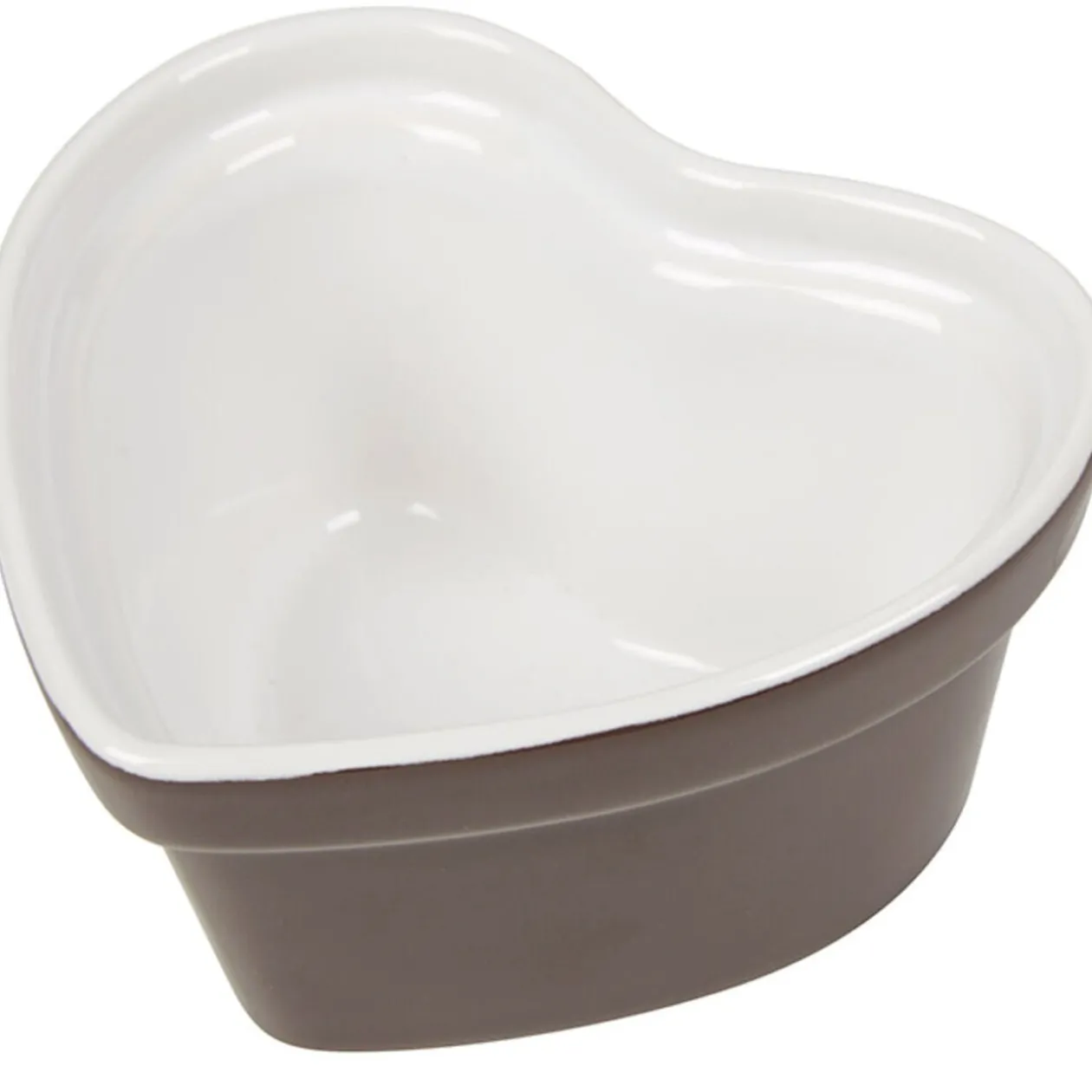 Mini plat à four coeur céramique